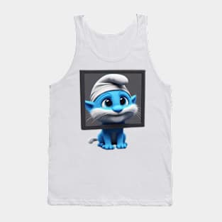 Smurf cat meme Tank Top